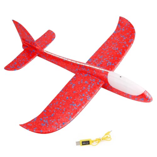 Toddmomy Flugzeug Mit LED Leuchten Rot Fliegender Segelflieger Für Manuelles Werfen Und Epp Schaumstoffmodell Für Drinnen Und Draußen Toddmomy Flugzeug Mit LED Leuchten Rot Fliegender Segelflieger Für Manuelles Werfen Und Epp Schaumstoffmodell Für Drinnen Und Draußen von Toddmomy