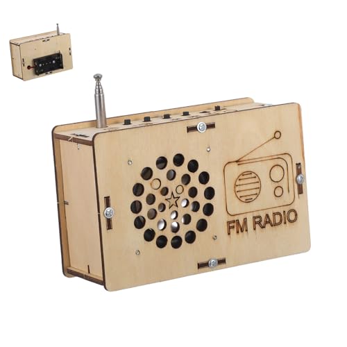 Toddmomy Fm Radio Bausatz Wissenschaftliches Experimentierset Lernspielzeug für Jahre Stem Bildungsmodell Tragbares Radio Bausatz für Schule und Zuhause von Toddmomy