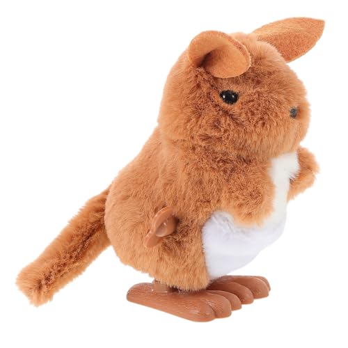 Toddmomy Froschspielzeug babynahrung Babyspielzeug Tier krabbelspielzeug für Kleinkinder interaktives gefüllter Frosch Plastik Light Brown von Toddmomy