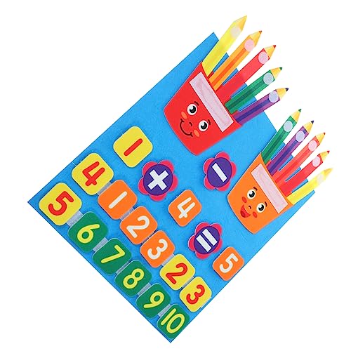 Toddmomy Frühes Lernspielzeug Zahlen Board aus Filz Wiederverwendbares Mathematikspielzeug für Kindergartenkinder Fördert Zahlenverständnis Addition Subtraktion und Hand Auge Koordination Toddmomy Frühes Lernspielzeug Zahlen Board aus Filz Wiederverwendbares Mathematikspielzeug für Kindergartenkinder Fördert Zahlenverständnis Addition Subtraktion und Hand Auge Koordination von Toddmomy