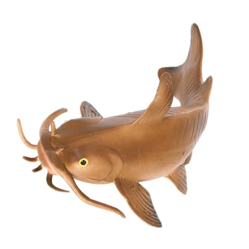 Toddmomy Gefälschtes Wels Modellspielzeug aus Realistisches Tiermodell für Kognitives Lernspielzeug und Geruchsfrei für Aquarien und Dekoration Toddmomy Gefälschtes Wels Modellspielzeug aus Realistisches Tiermodell für Kognitives Lernspielzeug und Geruchsfrei für Aquarien und Dekoration von Toddmomy