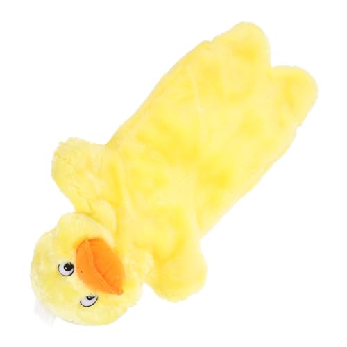 Toddmomy Gelbe Ente Handpuppe Plüsch Tier Handspielzeug Interaktive Erzählpuppe für Erwachsene Motorik Kommunikation und Kreativität von Toddmomy