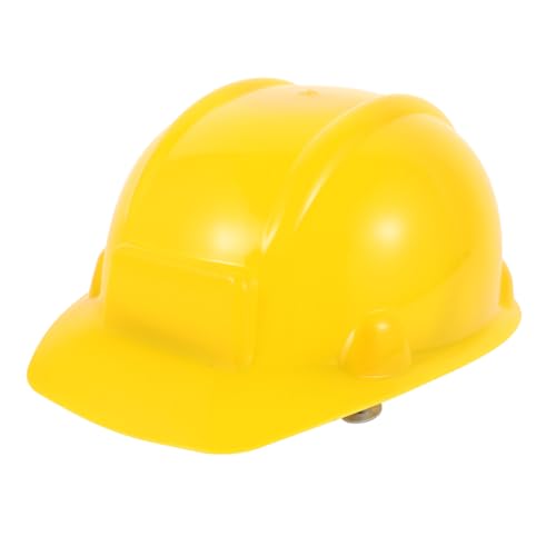 Toddmomy Gelber Kinderbauhelm Feuerwehrhelm für Rollenspiele Detailgetreu Leichter Kunststoff Verstellbar für Verkleidung Fasching Halloween und Alltagsspiel von Toddmomy