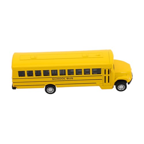 Toddmomy Gelbes Druckguss Schulbus mit Gummireifen Reibungsantrieb und Realistischem Design Pädagogisches Fahrzeug für Motorik und Fantasie Toddmomy Gelbes Druckguss Schulbus mit Gummireifen Reibungsantrieb und Realistischem Design Pädagogisches Fahrzeug für Motorik und Fantasie von Toddmomy