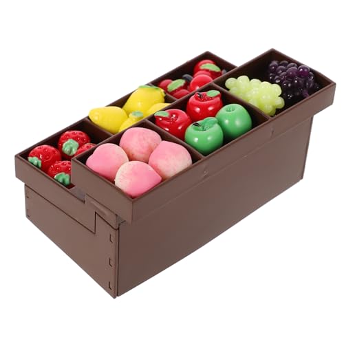 Toddmomy Gemüseregale Miniatur Mini Schmuck Mini Lagerregal Mini Lagerregal Puppenzubehör Kleiner Lagerständer Mini Möbel Lebensmittel Präsentationsständer Puppenmöbel Kaffee Kunststoff von Toddmomy