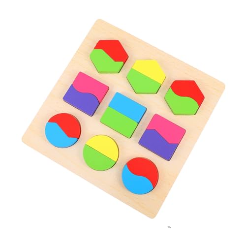Toddmomy Geometrisches Holzpuzzle Große Formen Pädagogisches Steckspielzeug für Kleinkinder Jungen Mädchen Frühkindliche Lernhilfe Feinmotorik Toddmomy Geometrisches Holzpuzzle Große Formen Pädagogisches Steckspielzeug für Kleinkinder Jungen Mädchen Frühkindliche Lernhilfe Feinmotorik von Toddmomy