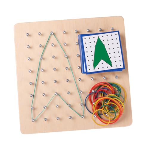 Toddmomy Geometrisches Nagelpanel aus Eukalyptusholz Pädagogisches Geometrischen Formen und Muster Sicheres und Langlebiges Holzspielzeug für Frühkindliche Bildung Toddmomy Geometrisches Nagelpanel aus Eukalyptusholz Pädagogisches Geometrischen Formen und Muster Sicheres und Langlebiges Holzspielzeug für Frühkindliche Bildung von Toddmomy