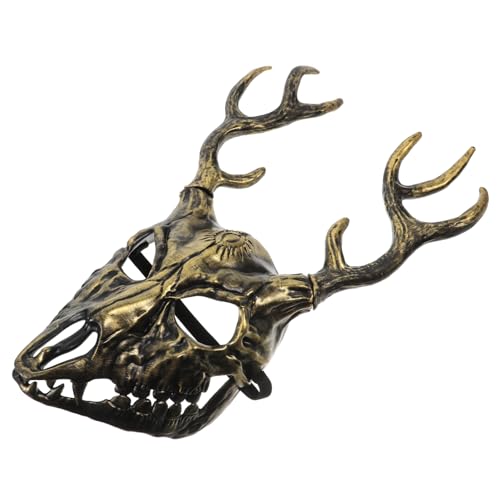 Toddmomy Geweih Halloween Maske Abnehmbare Tiermaske für Halloween Party Atmungsaktive Kostümmaske Unverwechselbares Cosplay Accessoire für Rollenspiele und Maskeraden Toddmomy Geweih Halloween Maske Abnehmbare Tiermaske für Halloween Party Atmungsaktive Kostümmaske Unverwechselbares Cosplay Accessoire für Rollenspiele und Maskeraden von Toddmomy
