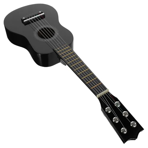 Toddmomy Gitarre Holzspielzeug für Anfänger Pädagogisches Musikspielzeug Interaktives Lerninstrument Komfortabler Griff für Junge Mädchen Weihnachts und Geburtstagsüberraschung von Toddmomy