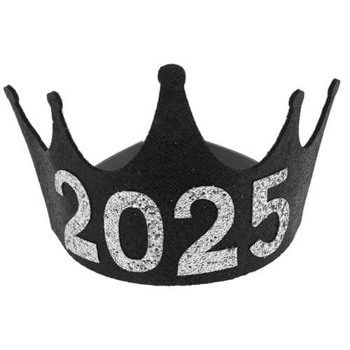 Toddmomy Glitzerndes Neujahrs Kronen Haarband zum Selbergestalten Komfortables Party Accessoire mit Schimmerndem Festlich für Silvester Bälle und Feierlichkeiten Geeignet von Toddmomy