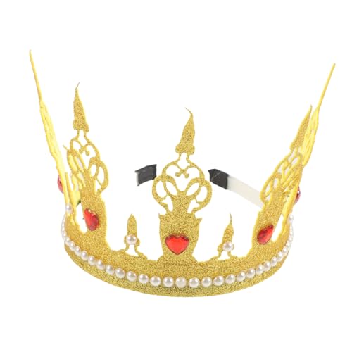 Toddmomy Goldene Geburtstagskrone Stirnband Sicher Langlebig für Mädchen Fotoshooting Party Elegant und Charmant Toddmomy Goldene Geburtstagskrone Stirnband Sicher Langlebig für Mädchen Fotoshooting Party Elegant und Charmant von Toddmomy