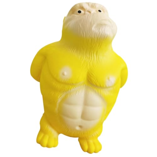 Toddmomy Gorilla Squeeze Lustiges Dekompressionsspielzeug Für Stressabbau Tragbares Quetschspielzeug Im Cartoon Design Für Erwachsene Fördert Und Freude von Toddmomy
