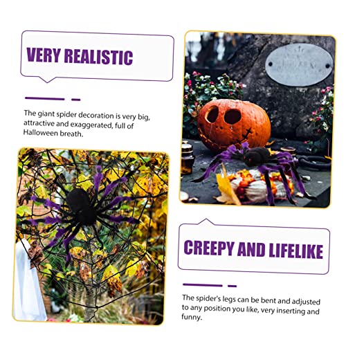 Toddmomy Große Realistische Halloween Spinne Deko Haarige Gruselige Party Dekoration Leicht und Langlebig für Outdoor und Toddmomy Große Realistische Halloween Spinne Deko Haarige Gruselige Party Dekoration Leicht und Langlebig für Outdoor und von Toddmomy