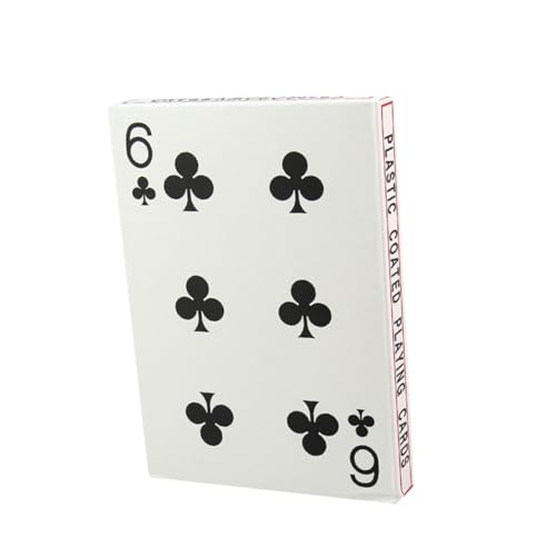 Toddmomy Große Spielkarten Größere Pokerkarten für Brettspiele für Familie Büro und Partys aus Strapazierfähigem Material Perfektes für Freunde Toddmomy Große Spielkarten Größere Pokerkarten für Brettspiele für Familie Büro und Partys aus Strapazierfähigem Material Perfektes für Freunde von Toddmomy