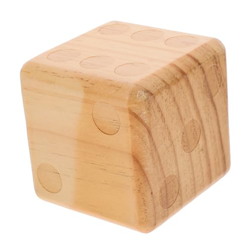 Toddmomy Großer Holzspielwürfel mit Glatter Oberfläche und Abgerundeten Ecken Wetterfester Outdoor Dice für Gartenpartys und Vielseitige Spielaktivitäten Toddmomy Großer Holzspielwürfel mit Glatter Oberfläche und Abgerundeten Ecken Wetterfester Outdoor Dice für Gartenpartys und Vielseitige Spielaktivitäten von Toddmomy