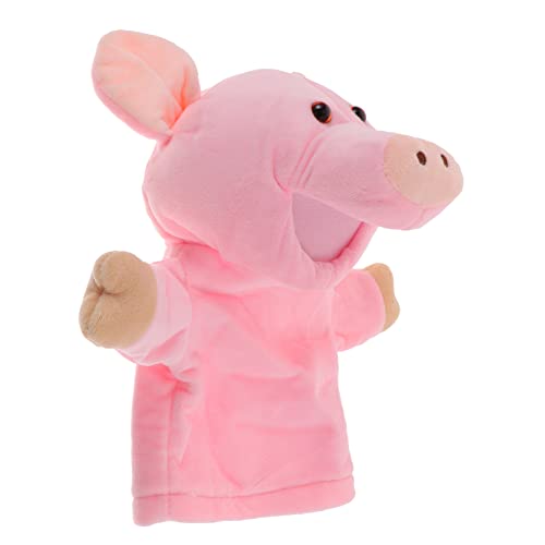 Toddmomy Cartoon-handpuppe in Schweineform Puppenspielzeug Weiches Plüsch Pädagogisches Spielzeug Für Jungen Und Mädchen Interaktives Spielen von Toddmomy