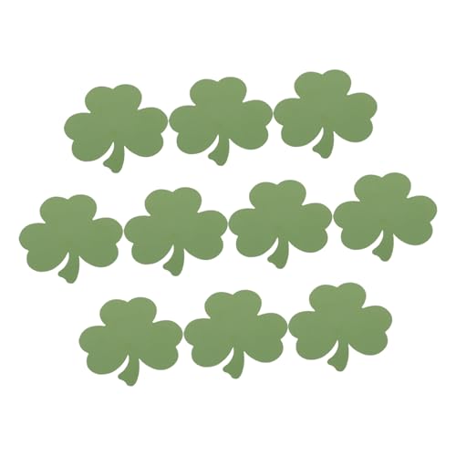 Toddmomy Grünes Kleeblatt Papierausschnitt mit Klebepunkten Dekorative Wand und Pinnwand Deko für Schule Party Festival Kreative Handgeschriebene Karten Patricks Day Dekoration von Toddmomy