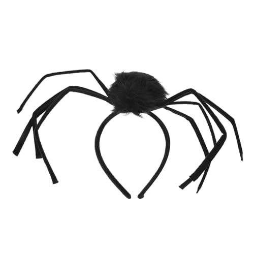 Toddmomy Gruseliges Halloween Haarband mit Spinnen Dekoration Vielseitig Einsetzbar für Mottopartys Langlebig aus Veloursstoff Passt Bequem für Kopfgrößen Kostüm Accessoire von Toddmomy