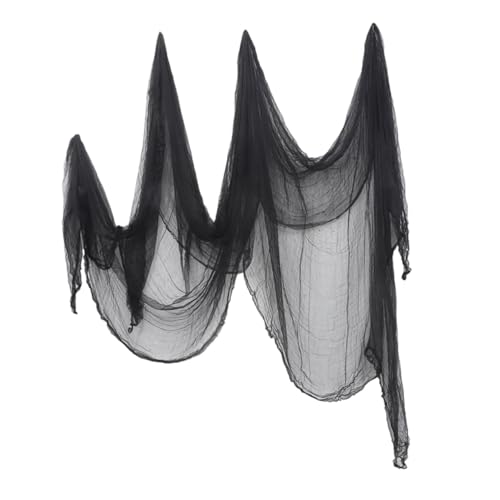 Toddmomy Gruseliges Halloween Spinnennetz aus Schwarzer Flexibler Stoff für Party und Hausdekoration Wiederverwendbar Leicht zu Drapieren für Fenster und Türen Toddmomy Gruseliges Halloween Spinnennetz aus Schwarzer Flexibler Stoff für Party und Hausdekoration Wiederverwendbar Leicht zu Drapieren für Fenster und Türen von Toddmomy