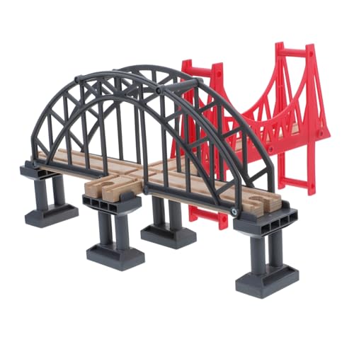 Toddmomy Hängebrücke für Holzeisenbahnen Teiliges Set mit Grauer Kreuzbrücke und Roter Brücke Kompatibel mit Gängigen Holzeisenbahnen Fördert Kreatives und Sicheres Basteln Toddmomy Hängebrücke für Holzeisenbahnen Teiliges Set mit Grauer Kreuzbrücke und Roter Brücke Kompatibel mit Gängigen Holzeisenbahnen Fördert Kreatives und Sicheres Basteln von Toddmomy