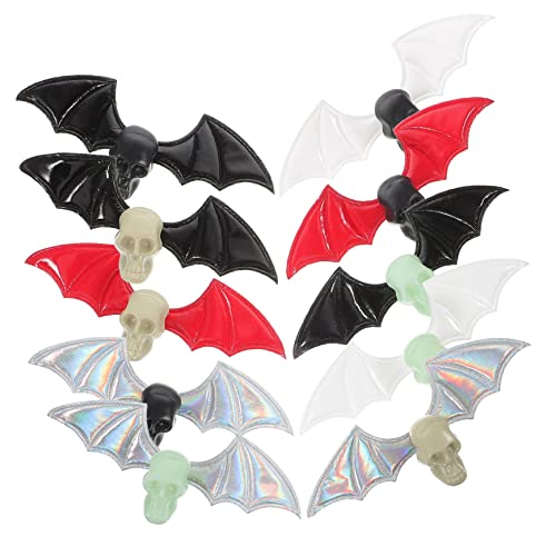 Toddmomy Halloween DIY Stoff Fledermausflügel mit Schädeln Leichte Bastelaccessoires für Kostüm Haarspangen Taschen Wiederverwendbar Halloween Dekoration Toddmomy Halloween DIY Stoff Fledermausflügel mit Schädeln Leichte Bastelaccessoires für Kostüm Haarspangen Taschen Wiederverwendbar Halloween Dekoration von Toddmomy