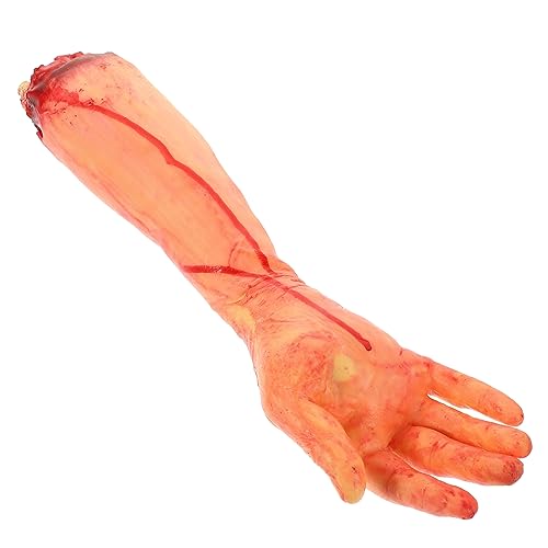 Toddmomy Halloween Deko Abgetrennter Arm Requisiten Realistische Fake Broken Arm für Spukhaus und Partydekoration Leicht und Praktisch für Halloween Toddmomy Halloween Deko Abgetrennter Arm Requisiten Realistische Fake Broken Arm für Spukhaus und Partydekoration Leicht und Praktisch für Halloween von Toddmomy