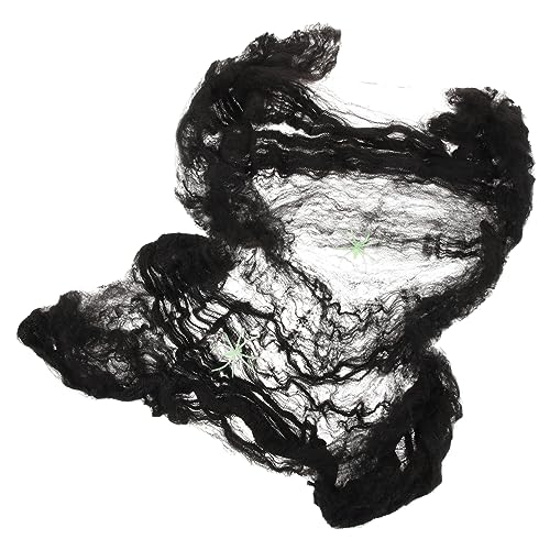 Toddmomy Halloween Deko Schwarzes Dehnbares Spinnennetz mit Realistischen Spinnen Wetterfeste Outdoor Dekoration für Party Garten Karneval Wiederverwendbar Gruselige Halloween Requisite Toddmomy Halloween Deko Schwarzes Dehnbares Spinnennetz mit Realistischen Spinnen Wetterfeste Outdoor Dekoration für Party Garten Karneval Wiederverwendbar Gruselige Halloween Requisite von Toddmomy