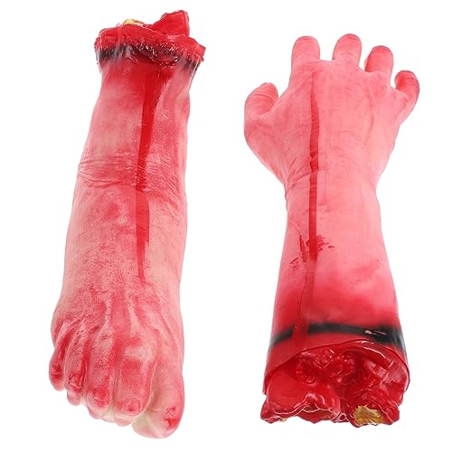 Toddmomy Halloween Deko Teiliges Realistische Abgetrennte Hände und Füße Dekoration Gruselige Halloween Party Requisiten für Spukhaus Kostüm Horror Simulation Fuß und Hand Toddmomy Halloween Deko Teiliges Realistische Abgetrennte Hände und Füße Dekoration Gruselige Halloween Party Requisiten für Spukhaus Kostüm Horror Simulation Fuß und Hand von Toddmomy