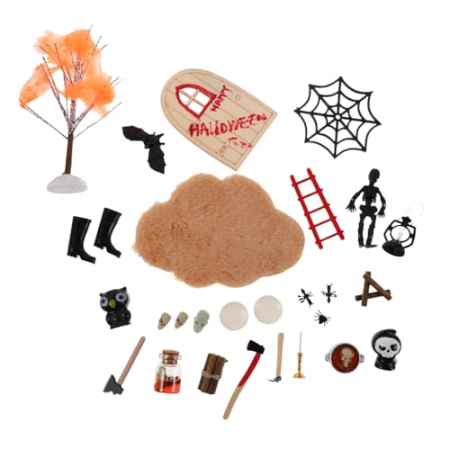 Toddmomy Halloween Dekorationsset Puppenhaus Ornamente Halloween Zubehör Miniatur Dekorationen Miniatur Puppenhausdekorationen Holz Toddmomy Halloween Dekorationsset Puppenhaus Ornamente Halloween Zubehör Miniatur Dekorationen Miniatur Puppenhausdekorationen Holz von Toddmomy
