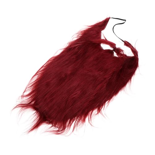 Toddmomy Halloween Falscher Bart Burgunderroter Kostüm Bart für Halloween Weihnachten Realistisches Gesichtshaar für Themenpartys Lustiges Zubehör für Erwachsene Toddmomy Halloween Falscher Bart Burgunderroter Kostüm Bart für Halloween Weihnachten Realistisches Gesichtshaar für Themenpartys Lustiges Zubehör für Erwachsene von Toddmomy