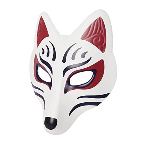 Toddmomy Halloween Fuchs Maske Elegante Tier Maske für Cosplay und Partys Bequem und Hautfreundlich Halloween Dekoration für Unvergessliche Nächte von Toddmomy