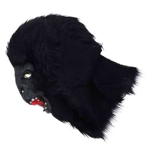 Toddmomy Halloween Gorilla Maske für Cosplay und Partys Realistische Kopfbedeckung für Maskeraden Kostümbälle und Outdoor Veranstaltungen von Toddmomy