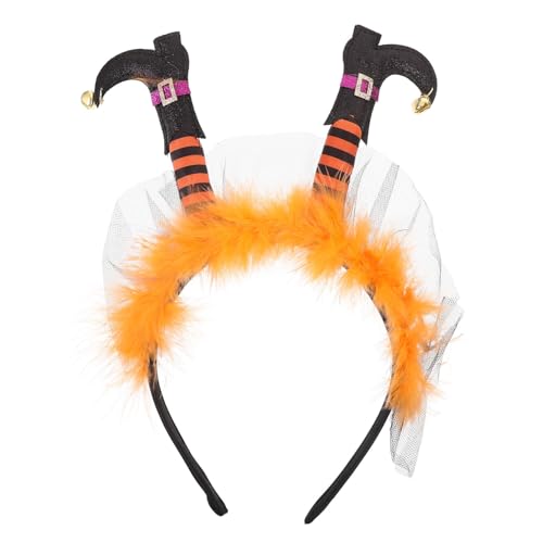 Toddmomy Halloween Hexen Haarreif Party Dekoration und Cosplay Kostümzubehör für Damen Stilvolles Accessoire für Halloween Feiern und Festlichkeiten von Toddmomy