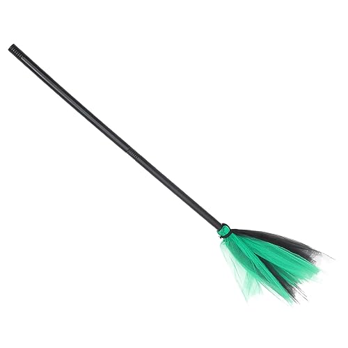Toddmomy Halloween Hexenbesen Cosplay Zubehör Abnehmbare Dekoration für Grüne und Schwarze Halloween Deko Leicht und Praktisch für Partys Kreative Requisiten für Einen Unvergesslichen von Toddmomy