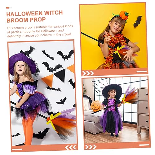 Toddmomy Halloween Hexenbesen Requisit Buntes Design Cosplay Zubehör für Robustes Party Deko für Halloween Rollenspiel und Bühnenauftritte Vielseitig Einsetzbar für Gruselige Toddmomy Halloween Hexenbesen Requisit Buntes Design Cosplay Zubehör für Robustes Party Deko für Halloween Rollenspiel und Bühnenauftritte Vielseitig Einsetzbar für Gruselige von Toddmomy