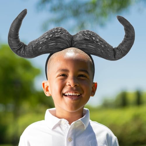 Toddmomy Halloween Horn Haarband für Cosplay Ochsenhorn Kopfschmuck für Partys und Kostümfeiern Vielseitig Einsetzbar Langlebig und Bequem aus Weichen Materialien Gefertigt von Toddmomy
