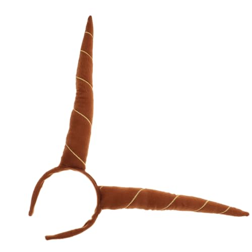 Toddmomy Halloween Kostüm Horn Haarband Faltbares Ox Horn Haaraccessoire für Partys Cosplay und Festliche Anlässe und Tragbar Einzigartiges Design für Halloween Dekoration von Toddmomy