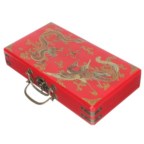 Toddmomy Handgefertigte Holz Mahjong Aufbewahrungsbox mit Griff Glatte Kanten Dicht Verschließbar Tragbar und Vielseitig Einsetzbar Praktische Geschenkbox für Mahjong Fans und Haushalt Toddmomy Handgefertigte Holz Mahjong Aufbewahrungsbox mit Griff Glatte Kanten Dicht Verschließbar Tragbar und Vielseitig Einsetzbar Praktische Geschenkbox für Mahjong Fans und Haushalt von Toddmomy