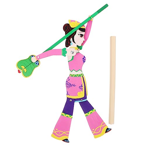 Toddmomy Handgefertigtes DIY Schattenpuppenspielzeug Chinesische Marionette für Kreative Requisite zur Praktischer Fähigkeiten und Kultureller Bildung Geschenkidee Toddmomy Handgefertigtes DIY Schattenpuppenspielzeug Chinesische Marionette für Kreative Requisite zur Praktischer Fähigkeiten und Kultureller Bildung Geschenkidee von Toddmomy