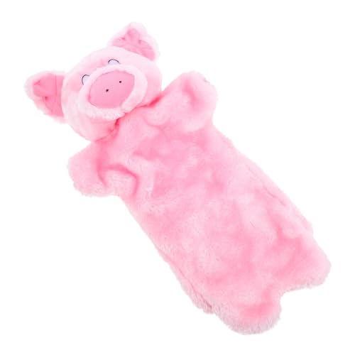 Toddmomy Handpuppe Schwein Weiches Plüsch Interaktive Handpuppe für Geschichten Erzählen Kreative Spielfigur für Dekoration von Toddmomy