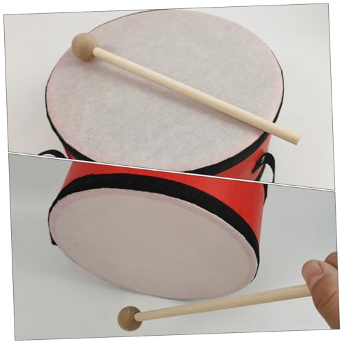 Toddmomy Handtrommel für Leichtes Holzspielzeug mit Glattem Griff und Trommelstock Pädagogisches Schlaginstrument für Musikalische Früherziehung und Rhythmusentwicklung für Jungen und Toddmomy Handtrommel für Leichtes Holzspielzeug mit Glattem Griff und Trommelstock Pädagogisches Schlaginstrument für Musikalische Früherziehung und Rhythmusentwicklung für Jungen und von Toddmomy
