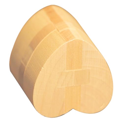 Toddmomy Herzförmiges Kongming Lock Holzpuzzle Edukatives Denkspielzeug für Kreatives Holz Demontage Spiel Stabiles Material Kompakte Familienprojekt Toddmomy Herzförmiges Kongming Lock Holzpuzzle Edukatives Denkspielzeug für Kreatives Holz Demontage Spiel Stabiles Material Kompakte Familienprojekt von Toddmomy