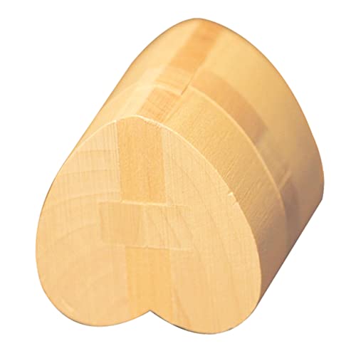 Toddmomy Herzförmiges Kongming-Schloss Holz Denksportaufgabe Puzzle- kongming Schloss Schloss zusammengebautes Intellektuelles Gehirnspielzeug Toddmomy Herzförmiges Kongming-Schloss Holz Denksportaufgabe Puzzle- kongming Schloss Schloss zusammengebautes Intellektuelles Gehirnspielzeug von Toddmomy
