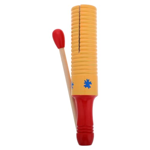 Toddmomy Hölzerner Tonblock Kinder Montessori Musikspielzeug Frühschulzeitpercussion Instrument Mit Stick Für Vorschul -musikentwicklung von Toddmomy
