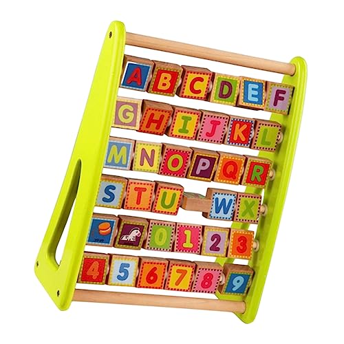 Toddmomy Holzbuchstaben Lernspielzeug Buchstabenblöcke Für Junge Mädchen Alphabet Lernregal Pädagogisches Spielzeug Zur Hand-Augen-koordination Sichere Kinderspielzeug Mit Glatten Toddmomy Holzbuchstaben Lernspielzeug Buchstabenblöcke Für Junge Mädchen Alphabet Lernregal Pädagogisches Spielzeug Zur Hand-Augen-koordination Sichere Kinderspielzeug Mit Glatten von Toddmomy