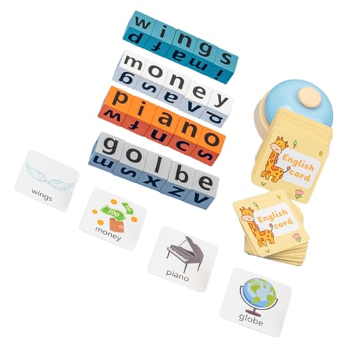 Toddmomy Holz Alphabet Lernspielzeug mit Glocke Puzzle Buchstaben Blöcke für Frühe Sprachförderung Spielerisches Englisch Rechtschreibtraining Geeignet für Vorschulkinder und Familienzeit Toddmomy Holz Alphabet Lernspielzeug mit Glocke Puzzle Buchstaben Blöcke für Frühe Sprachförderung Spielerisches Englisch Rechtschreibtraining Geeignet für Vorschulkinder und Familienzeit von Toddmomy