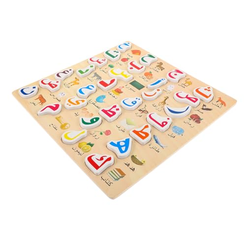 Toddmomy Holz Arabisches Alphabet Puzzle für Lernspielzeug zur Frühen Bildung Interaktives und Unterhaltsames Arabisches Lernspiel für Kognitive Entwicklung und Sprachförderung Toddmomy Holz Arabisches Alphabet Puzzle für Lernspielzeug zur Frühen Bildung Interaktives und Unterhaltsames Arabisches Lernspiel für Kognitive Entwicklung und Sprachförderung von Toddmomy