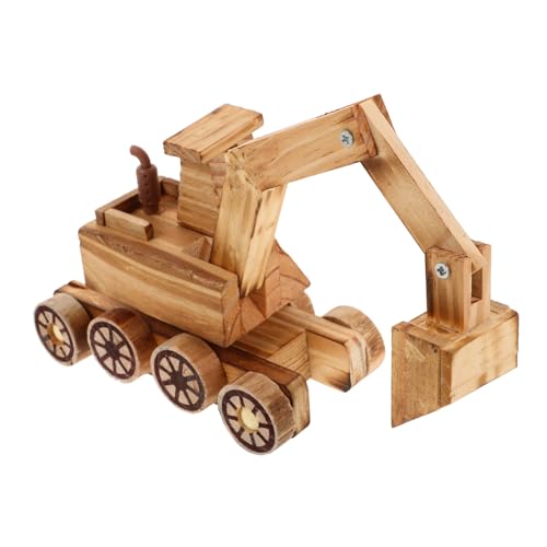Toddmomy Holz Bagger für Miniatur Baumaschinen Modell als Deko Element für Junge Mädchen Hochwertiges Handwerk Realistische Details Perfektes für Baustellenliebhaber Toddmomy Holz Bagger für Miniatur Baumaschinen Modell als Deko Element für Junge Mädchen Hochwertiges Handwerk Realistische Details Perfektes für Baustellenliebhaber von Toddmomy