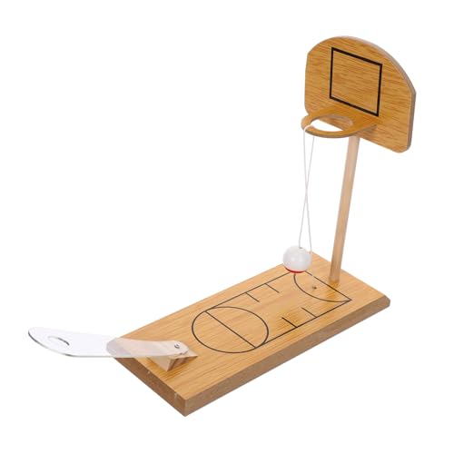 Toddmomy Holz Basketballspielzeug für Mini Desktop Basketballspielzeug Fördert Hand Augen Koordination Lernspielzeug für Jungen und Jahren von Toddmomy