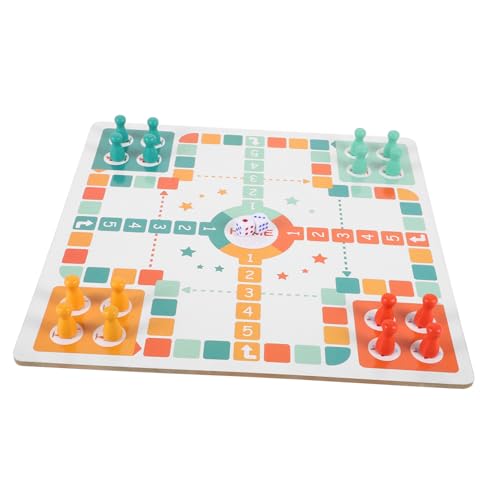 Toddmomy Holz Brettspiel für Fliegendem Schach und Schlangen Spiel Tragbares Lernspielzeug für Vorschule und Kindergarten Fördert Denkfähigkeit und Problemlösungskompetenz Toddmomy Holz Brettspiel für Fliegendem Schach und Schlangen Spiel Tragbares Lernspielzeug für Vorschule und Kindergarten Fördert Denkfähigkeit und Problemlösungskompetenz von Toddmomy